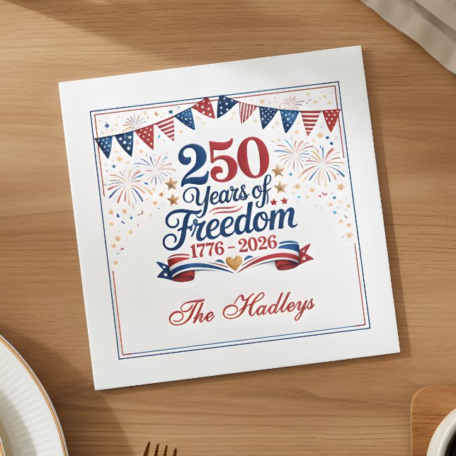Guardanapo De Papel O 250º Aniversário da América (Criador carregado)