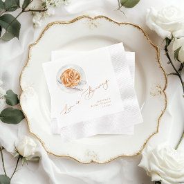 Guardanapo De Papel O amor é fazer chá de panela de café