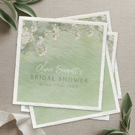 Guardanapo De Papel O Amor Está em Flor Napkin de Jantar para Chá de N