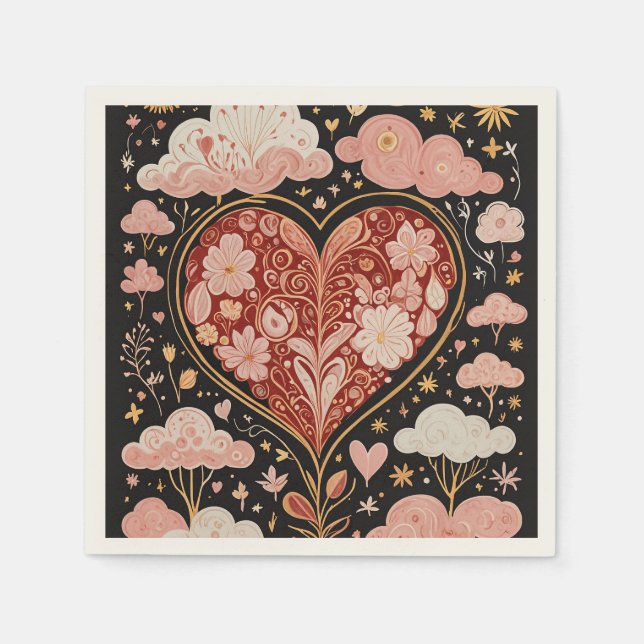 Guardanapo De Papel O amor está no ar (Frente)