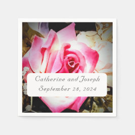 Guardanapo De Papel O amor está no Bloom Weding Napkin