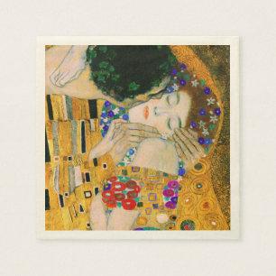 Guardanapo De Papel O Beijo de Gustav Klimt