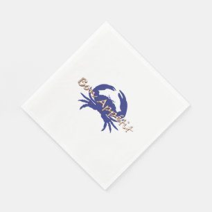 Guardanapo De Papel O Bon-Apetite Little-BLUE_Crab-Everyday- comemora