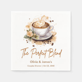 Guardanapo De Papel O Casal de Noivos Chá de Bebê The Perfect Blend Co