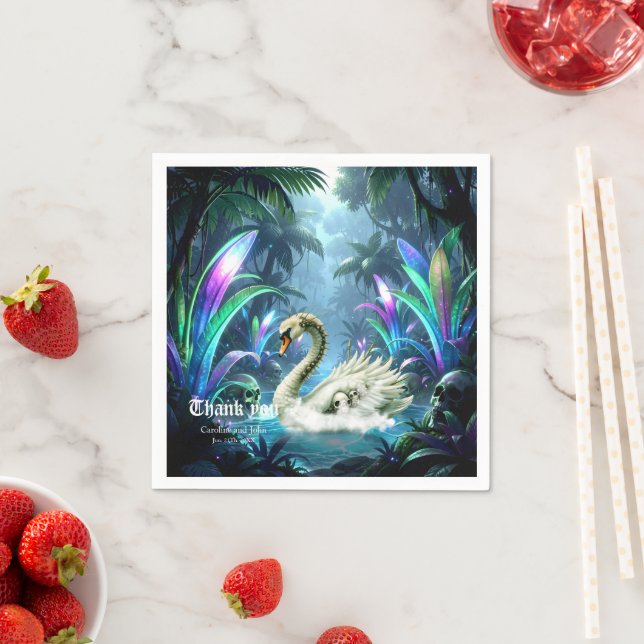 Guardanapo De Papel O Cisne das Águas Esquecidas.  (Insitu)