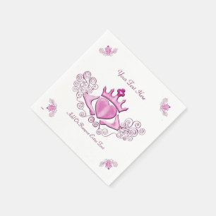 Guardanapo De Papel O Claddagh (rosa)