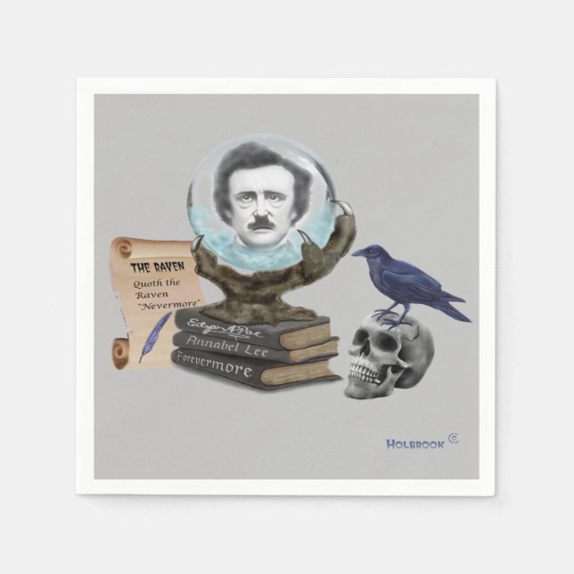 GUARDANAPO DE PAPEL O ESPÍRITO DE EDGAR A. POE (Frente)