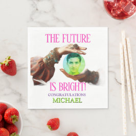 Guardanapo De Papel O Futuro É Brilhante Profeta Adivinho 