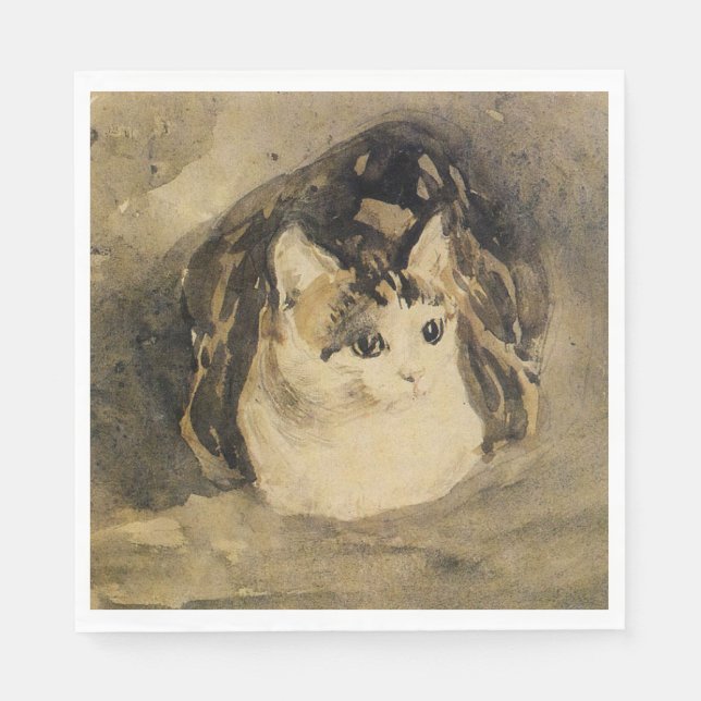 Guardanapo De Papel O Gato (de Gwen John) (Frente)