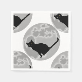 Guardanapo De Papel O gato preto