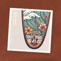 O Grande Surf Havaiano Personalizado do Primeiro A