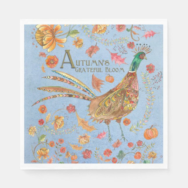 Guardanapo De Papel O Grateful Bloom (Frente)