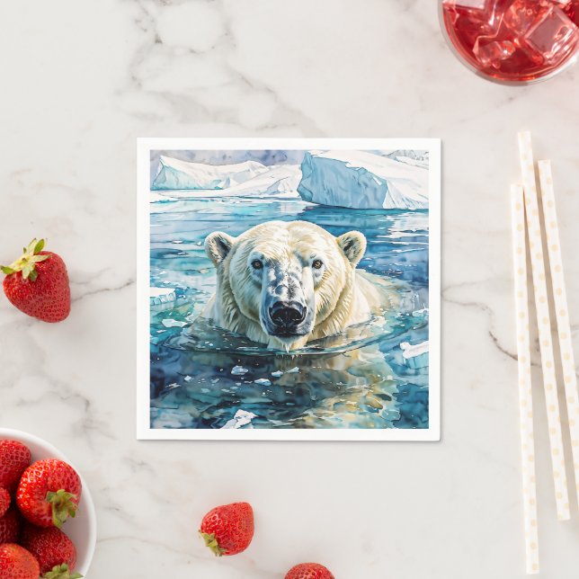 Guardanapo De Papel O Guardião do Gelo vigilante (Insitu)