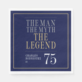 Guardanapo De Papel O Homem O Mito A Lenda 75º Aniversário