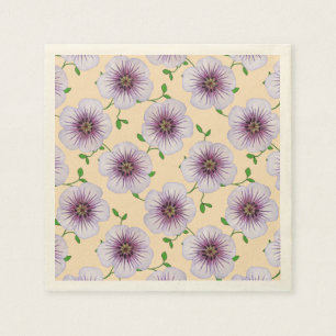 Guardanapo De Papel O jardim roxo doce floral floresce em toda a cor