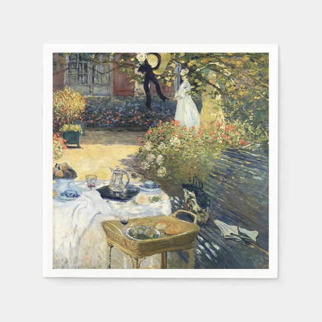 Guardanapo De Papel O Luncheon Claude Monet (Frente)