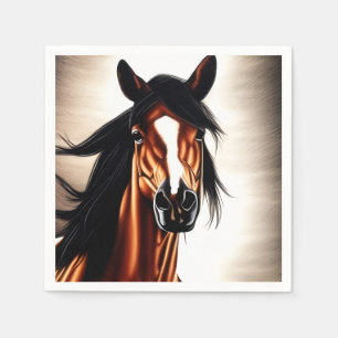 Guardanapo De Papel O Majestoso Mustang - O Espírito Da Liberdade