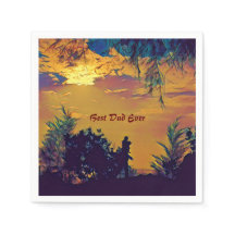 O melhor Pai da paisagem do nascer do sol, Abstrat