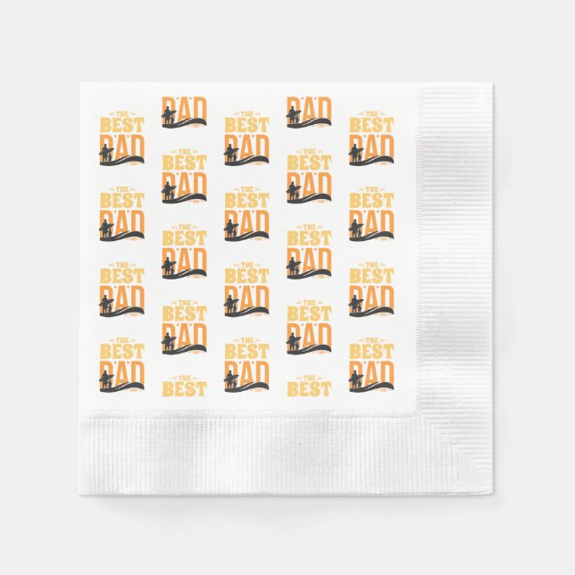 Guardanapo De Papel O Melhor Pai do Mundo (Frente)