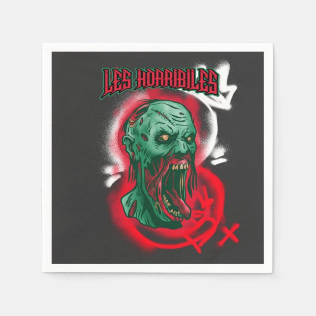 Guardanapo De Papel O Monstro das Horribilhas (Frente)