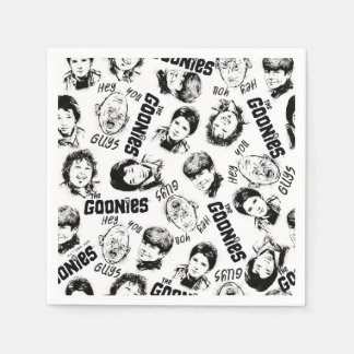 Guardanapo De Papel O Padrão dos Caracteres dos Goonies