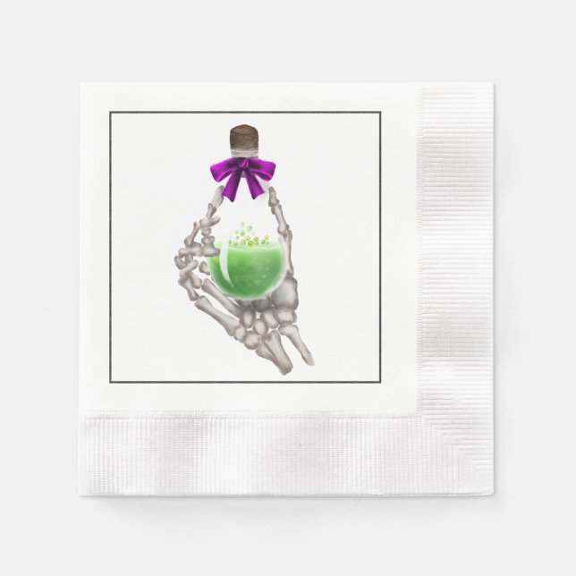 Guardanapo De Papel O papel Brew Napkin de Witche (Frente)