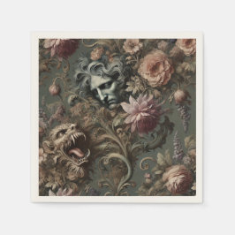 Guardanapo De Papel O paradoxo do motorista - Travesseiro mítico gótic