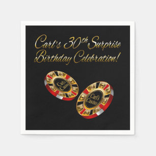 Guardanapo De Papel O partido do estilo do casino de ALLYSON PEDE-ME 4