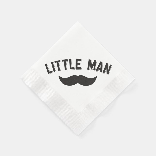 Guardanapo De Papel O Pequeno Homem Mustache Festa Napkins (Canto)