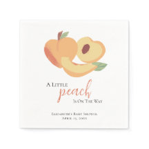 O Pequeno Pêssego está no Caminho Chá de fraldas