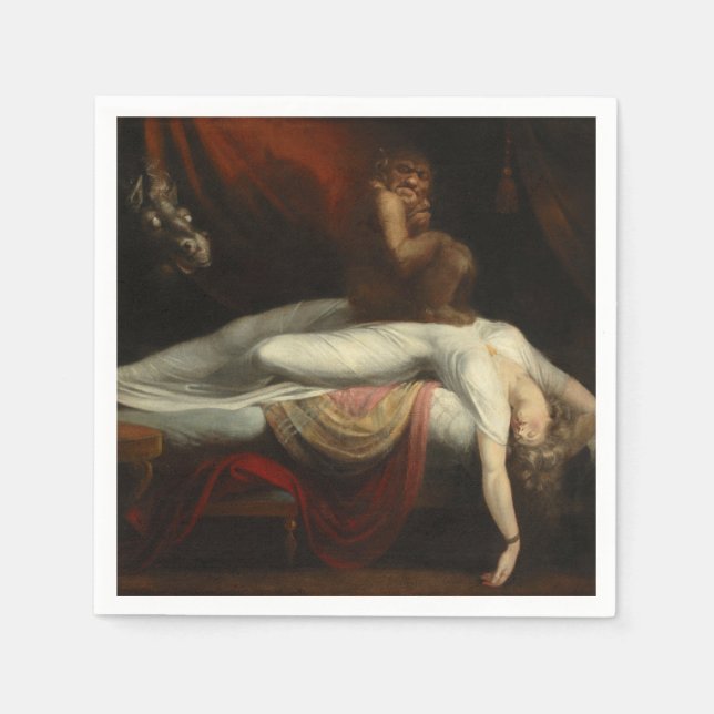 Guardanapo De Papel O Pesadelo (de Henry Fuseli) (Frente)