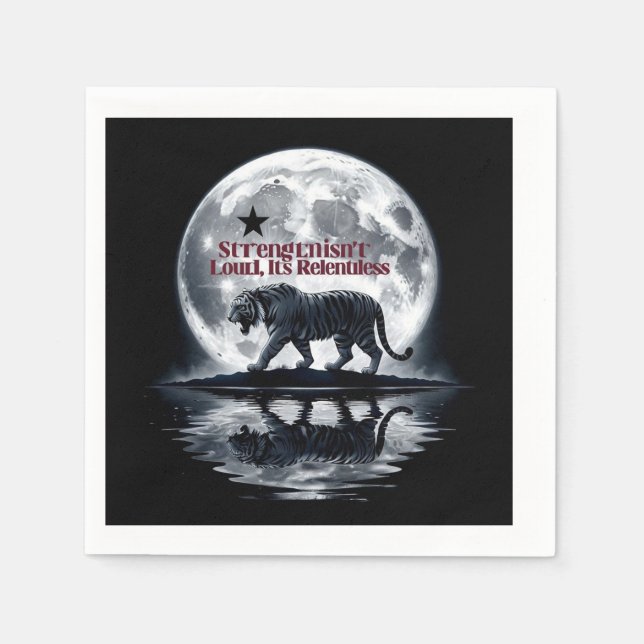 Guardanapo De Papel O poder do Tigre (Frente)