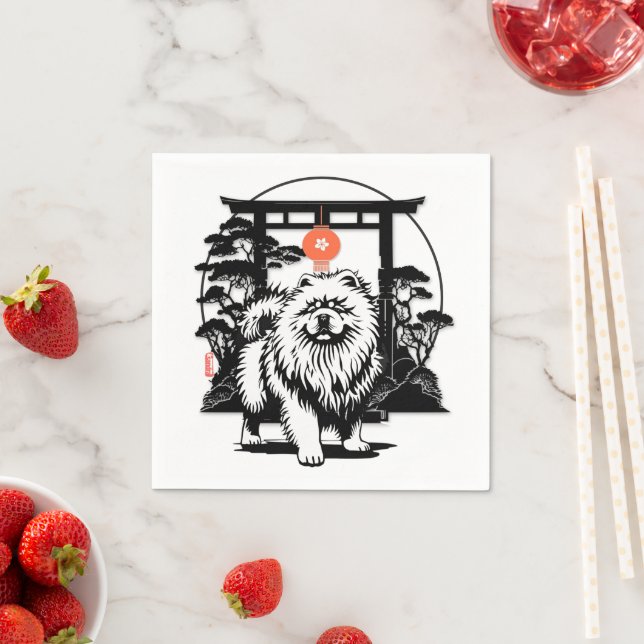 Guardanapo De Papel O PORTO DA LUA Chow (Insitu)