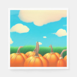 Guardanapo De Papel O Pumpkin Patch