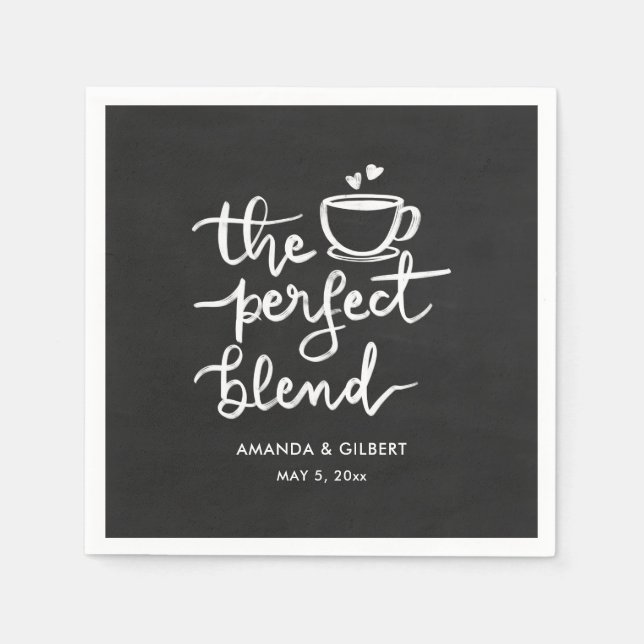 Guardanapo De Papel O Quadro De Referência Do Script De Mistura Perfei (Frente)