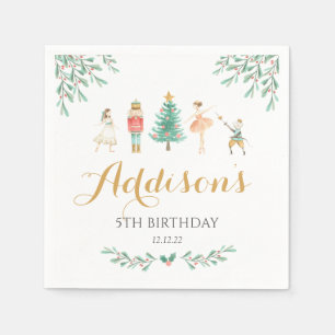 Guardanapo De Papel O Quebra-Nozes Napkins Sugar Plum Fairy Napkins