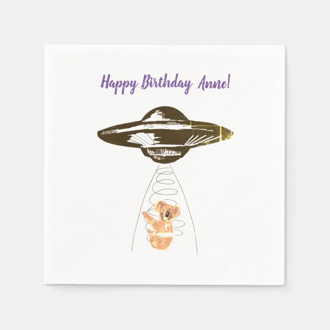 Guardanapo De Papel O Rapto de Koala (Frente)