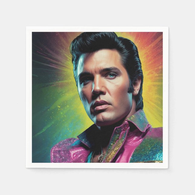 Guardanapo De Papel O Rei da Arte Pop (Frente)