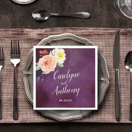 Guardanapo De Papel O Romance Na Coleção De Casamentos De Bloom