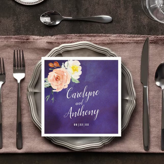 Guardanapo De Papel O Romance Na Coleção De Casamentos De Bloom (Criador carregado)