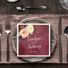 Guardanapo De Papel O Romance Na Coleção De Casamentos De Bloom