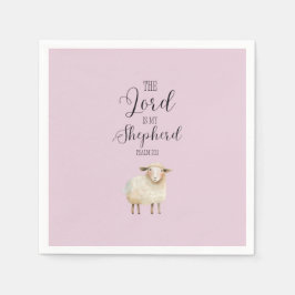 Guardanapo De Papel O Senhor Whimsical é o Meu Pastor Salmo 23:1