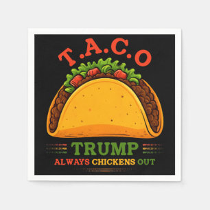 Guardanapo De Papel O Taco Trump Sempre Fala Engraçado