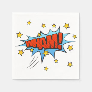 Guardanapo De Papel O WHAM da revista em quadrinhos!