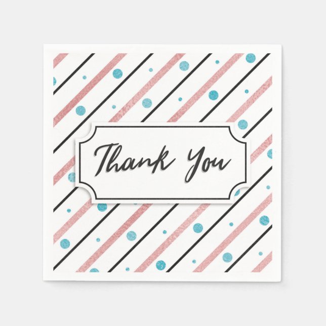 Guardanapo De Papel Obrigado (Frente)