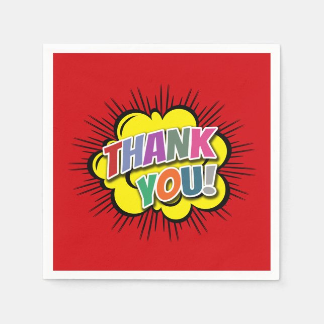 Guardanapo De Papel Obrigado (Frente)