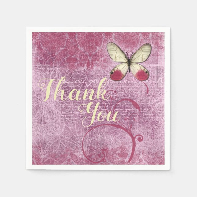 Guardanapo De Papel Obrigado (Frente)