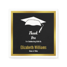 Obrigado Graduação do nome do Formando Dourado bra