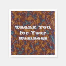 Guardanapo De Papel Obrigado pelo seu profissional Dourado, Blue Profe