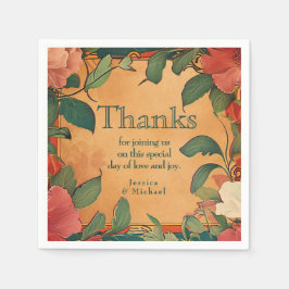 Guardanapo De Papel 🌹 Obrigado Romance: Art Nouveau Splendor